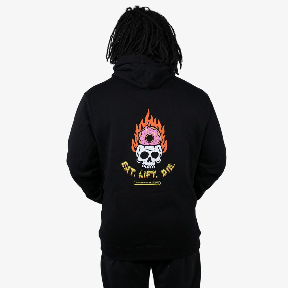 Flaming Skull Hoodie