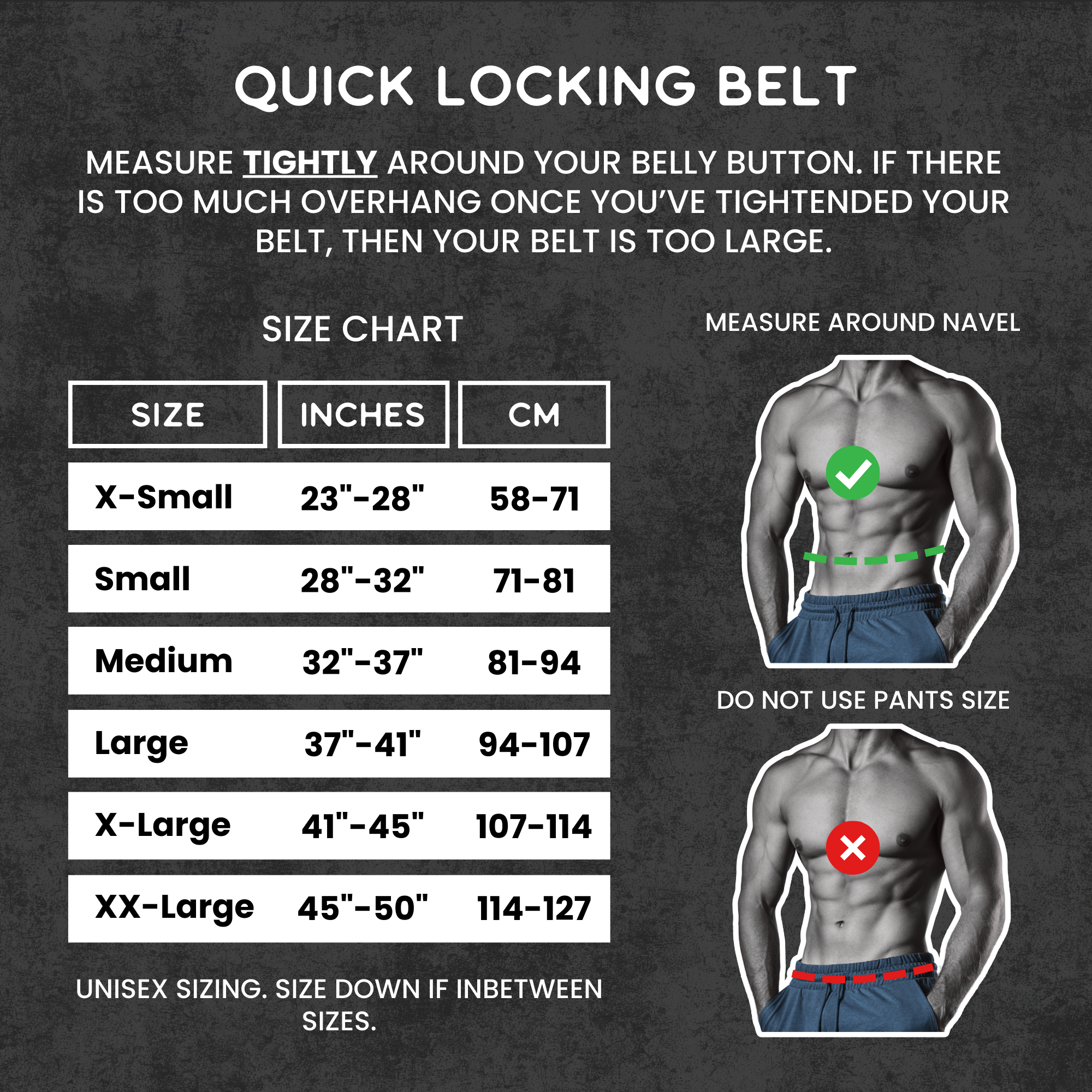 Quick Locking Weightlifting Belt with Velcro