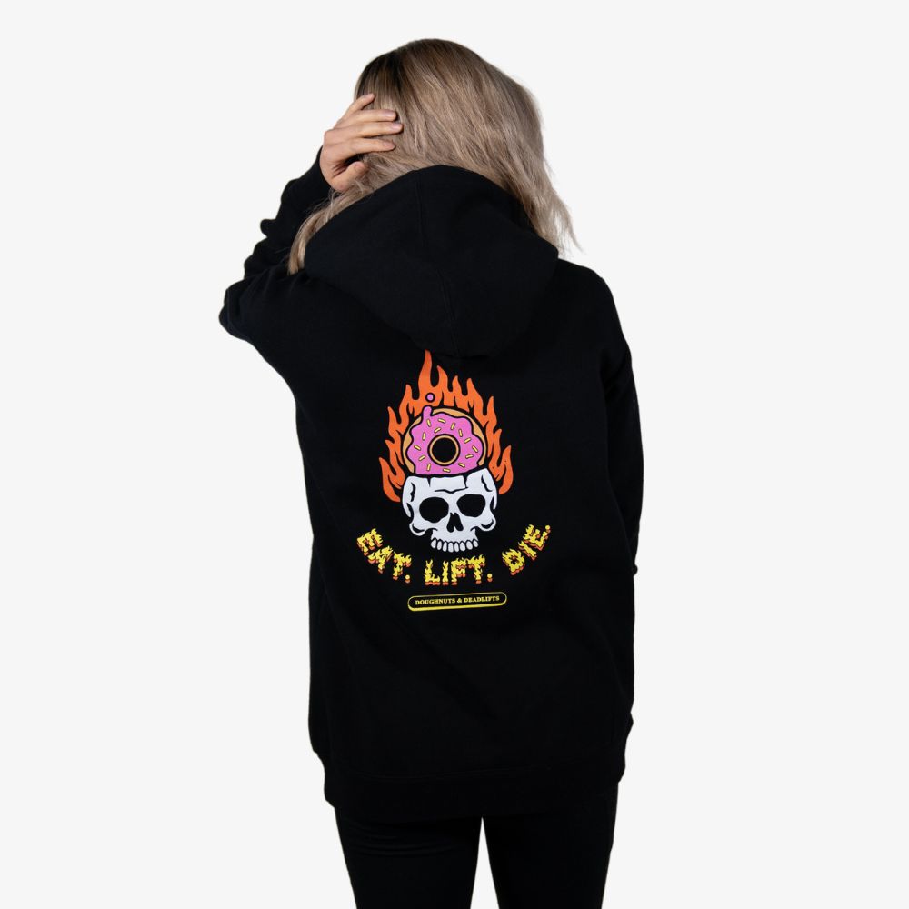 Flaming Skull Hoodie